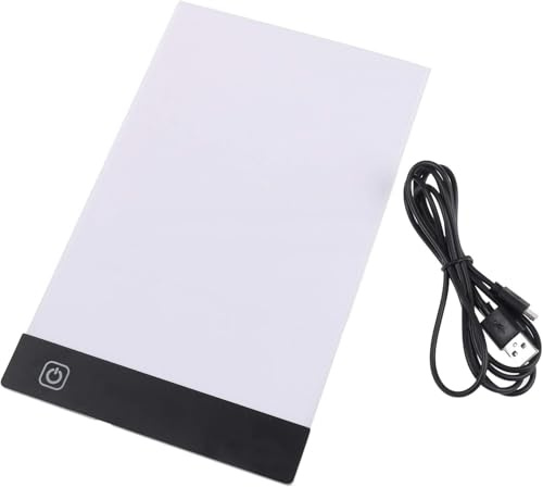 A5 LED Light Pad for Diamond Painting 3 Levels Adjustable | Brightness Light Box Drawing Board Diamond Drawing Art Light Board Stepless Dimmable Brightness Tracing Light Pad USB Powered