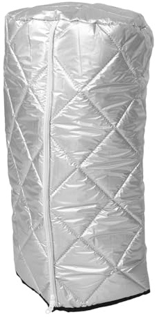 Housse de Réservoir de Propane Imperméable 33 LB en Tissu Oxford | Résistante aux Déchirures, Légère et Portable, Usage Extérieur pour Camping-car, Jardin et Maison, Argenté