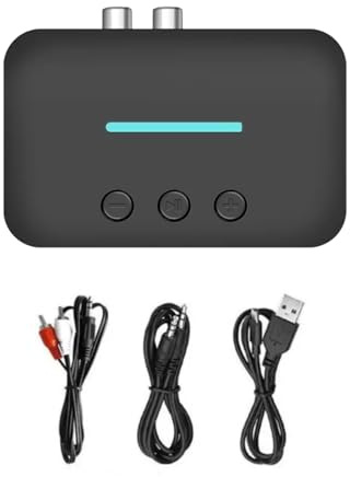 Receptor Bluetooth 5.3 para estéreo doméstico, adaptador inalámbrico RCA AUX USB