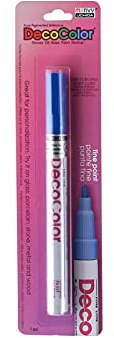 UCHIDA 200-C-3 Marvy Deco Color Fine Point Paint Marker, Blue, 1 Count (Pack of 1)