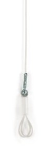 B&S Extra dünnes Silikon-Brillenband (0,8 mm) – 70 cm – diskreter Brillenhalter mit Schmuckring – inkl. praktischem Kunststoffetui – Schwarz oder Transparent