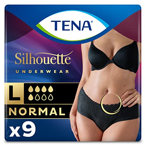 Tena Silhouette Negro Cintura Baja T-G