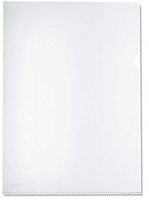 Herlitz 10843746 Aktenhülle A4 Standard, PP, 0,11 mm, transparent glasklar 100er Packung (3 Packungen)