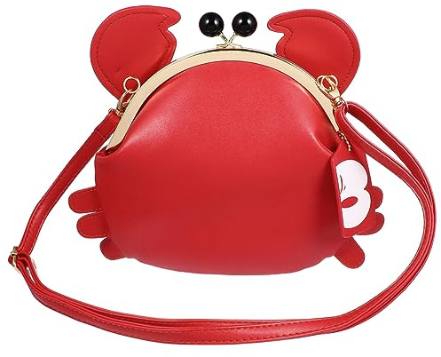 Abaodam Krabben-umhängetasche Für Damen Crossbody-schultertasche Aus Hochwertigem Pu-gewebe Mit Abnehmbarem Und Verstellbarem Schultergurt Elegant Und Robust