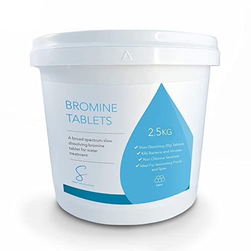 Sweet Spa Solutions - Bromine Tablets 2.5kg - Slow Release Bromine Tablets suitable for Hot Tub, Spas & Pool Water Treatment