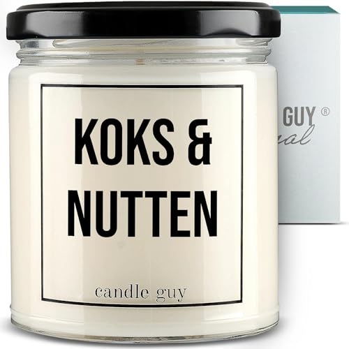 candle guy Duftkerze im Glas [Brennzeit 70h] - Duft-Kerze handgemacht mit Spruch | Freches Geschenk für Frauen, Freundin, Geburtstag | 100% Sojawachs, schöne natürliche Düfte mit ätherischem Öl