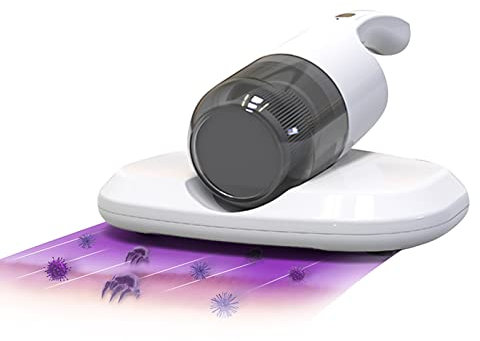 Kavolet Aspiradora inalámbrica de 350 W, limpiador de colchones, instrumento de eliminación de ácaros, aspiradora de colchón, aspiradora con luz UV para limpieza higiénica para colchones, sofás