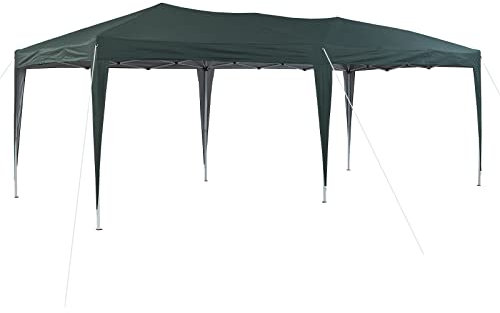 TUKAILAI 3 x 6 m Pop Up Gazebo Marquee Anti-UV Party Wedding Tent Awning Event Shelters with Heavy Duty Steel Frame & Storage Bag, Canopy for Outdoor Garden Four Seasons Green