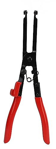Alicates de Abrazadera de Tubo de Escape Alicates Largos de Acero Al Carbono para Trabajo Pesado Mandíbula de Abrazadera de Manguera de Escape Herramienta de Extracción de
