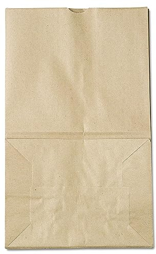 #20SH, 20 LB SHORT SOS BAGS, Heavyduty Lion Flat Bottom Paper Husky Bag Kraft | 250 per Case