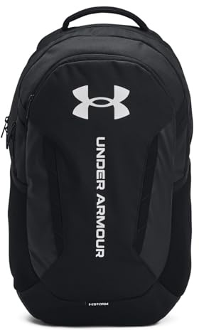 Under Armour Uomo Zaino Hustle 6 Da 29 Litri, Black/White, One Size