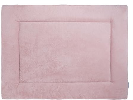 Baby's Only Laufgittereinlage Cozy - Alt Rosa - 75 x 95 cm - Spielmatte aus Teddystoff - Krabbeldecke für Baby - Extra dick und weich - beidseitig verwendbar