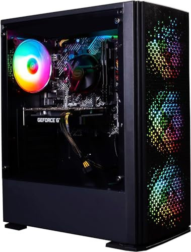 Veno Scorp Gaming PC Desktop Computer: i7-3770 3.90Ghz - 16GB RAM – RTX 3050 6GB - 256GB SSD - 1TB HDD - 500W 80+ PSU - Vortex ARGB CASE - WIFI - Windows 11