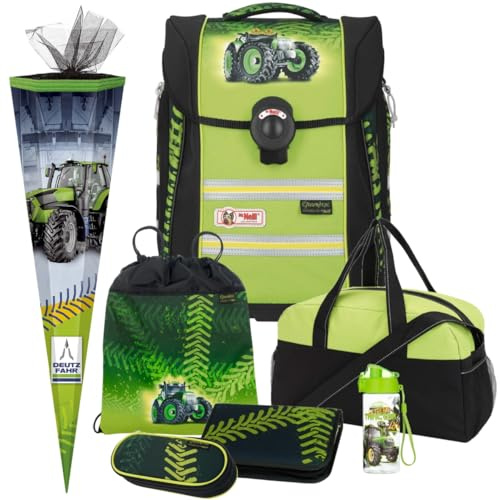 Generisch Traktor Greentrac ERGO Primero McLight Schulranzen-Set