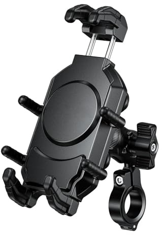 ASBVRJF Für Ulefone-Telefone, 360 ° Schwenkbarer Vibrationsdämpfer Für 5,4“-7,2-Zoll-Telefone, Ulefone-Universal-Lenker-Telefonhalterung, Panzerhalterung Mobile Phone Holder Motorcycle