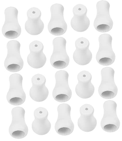 Ciieeo 20 Stück Schnurwickler Aus Kunststoff Weiße Kordelknöpfe Für Fensterjalousien Zubehör Für Schnurzug Jalousien Raffrollos Und Aluminiumrollos