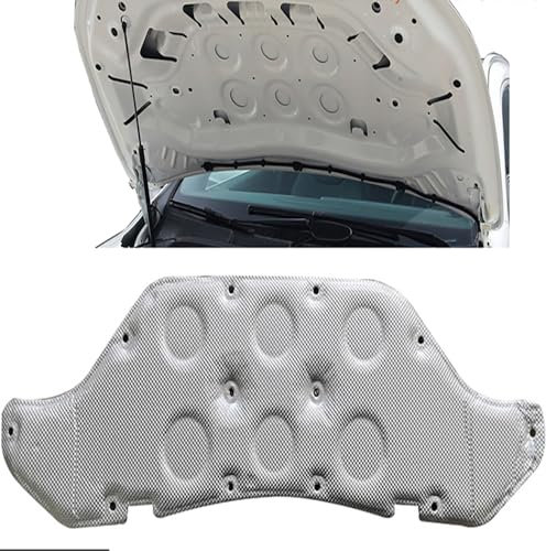 SPYMX Coussin d'isolation phonique pour Capot Avant de Voiture pour Mercedes Benz GLA 180 200 X156 X157 2014-2022, Housse insonorisée en Coton, Accessoires extérieurs