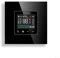 Termostato inteligente WiFi, con pantalla táctil con sensor LED, para calefacción de agua/sistema de calefacción a gas, 86 x 86 x 35,5 mm (negro)