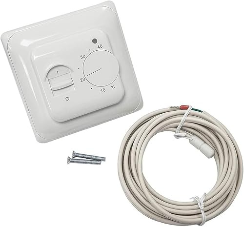 Manual Underfloor Heating Thermostats 220V 16A,Digital Underfloor Heating Manual Electric Underfloor Heating Controller, Electric Floor Heating With External Sensor
