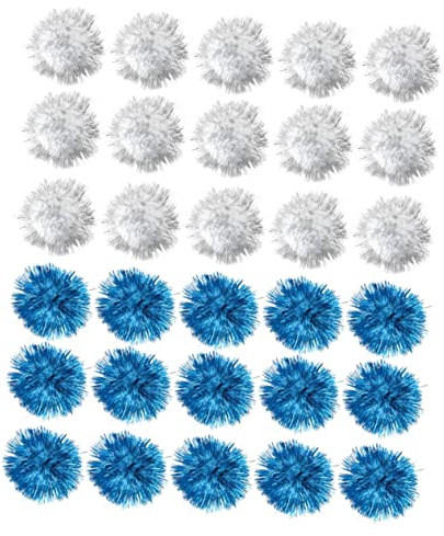 CLISPEED 60stücke Glitzerkugeln Für Katzen Lametta-Pompons Spielzeug Knisterbälle Für Kätzchen Haustierball-Spielzeug Katzenspielzeug Mit Geräusch
