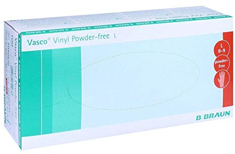 VASCO Vinyl powderfree Handschuhe unsteril Gr.L 100 St