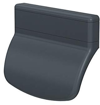 CC-Shopping - Balkontürgriff 911 abgerundete Ausführung in Kunststoff UV-stabilisiert für den Außenbereich inkl. 2 Montageschrauben, 70x55x20 mm, (ANTHRAZIT - RAL 7016)