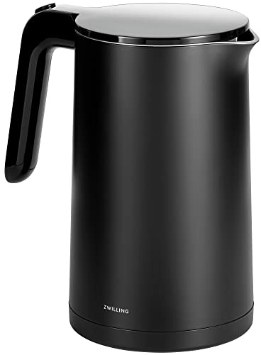 ZWILLING Enfinigy Cool Touch 1.5-Liter Electric Kettle, Cordless Tea Kettle & Hot Water