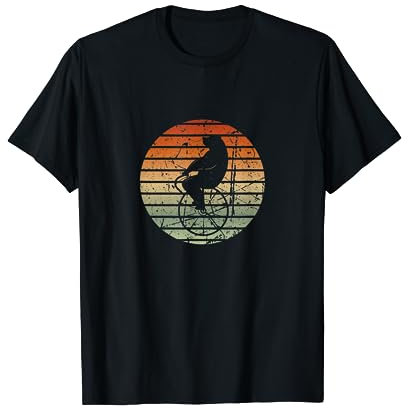 Nur ein Bär auf einem Einrad I Retro Einradfahrer Zirkus T-Shirt