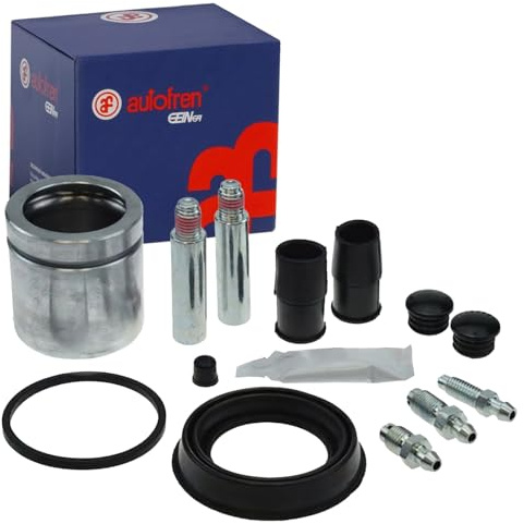 AUTOFREN SEINSA D43393S Bremssattel-Reparatursatz Vorne Kompatibel mit VW Golf 4 Schrägheck 1J1 Golf 6 5K1 Golf 5 Schrägheck 1K1 Polo Schrägheck 6R1, 6C1, BMW 3 Touring E91 | D43393S passend für A1 A3 TT 1 3