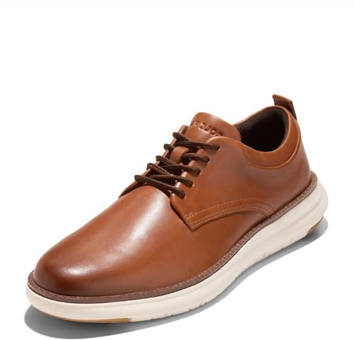 Cole Haan Men's Grand Remix Oxfords, British Tan/Ivory, 11-M US