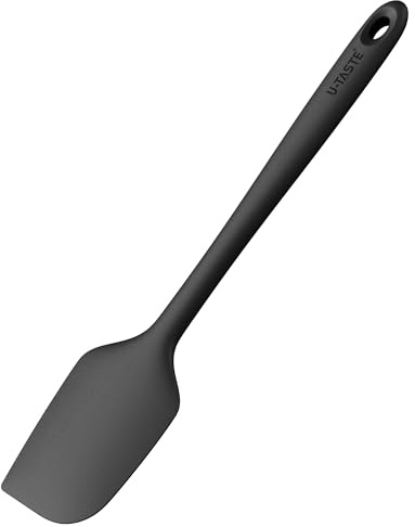 U-Taste 35,6 cm extra stor silikonspatel: 250 ℃ värmebeständig lång flexibel gummispatel för skålar och non-stick-matlagningsredskap, sömlös bakning degskrapa för blandning skrapning matlagning