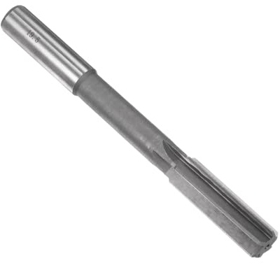 QUARKZMAN Fresa per Mandrino 19,5mm, H7 Fresa per Tornio in Acciaio HSS 6 Scanalature Dritte, Utensile Fresatura Gambo Rotondo, Punte Trapano Metriche per Fori Acciaio Inossidabile Metallo