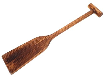 PRETYZOOM Rustikales Holzpaddel Wanddeko Nautisches Ruder Ornament Mit Seil Für Wohnzimmer Schlafzimmer Und Spielzimmer Vintage Stil Mediterrane Holzornamente 20.28X3.86X1.22In