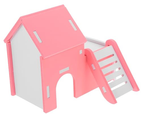 Maison de Hamster Cachette avec Escalier en PVC pour Petits Animaux