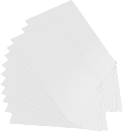 CAXUSD 90blätter Weiße Dicke Kartonpapier Für Druck Zeichnungen Und -projekte Für Visitenkarten Und Bastelarbeiten