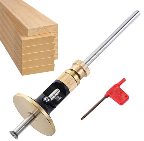 Indicador De Marcado De Ruedas,Indicador De Marcado,Trazador De Carpintería Ajuste Pequeño - Herramienta De Trazado De Madera Para Medir Y Marcar, Guía De Marcado Para Carpintero, Medidores De Carp