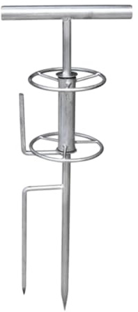 FewNvWa Supporto per Tubi, Bobina Ausiliaria E da Utilizzare nei Giardini, Giradischi Metallici