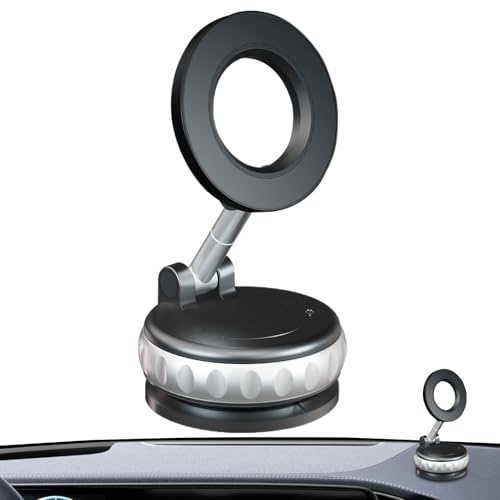 Soporte magnético para teléfono al vacío, soporte magnético de succión para teléfono, soporte móvil plegable ajustable, gadgets fáciles para mujeres y hombres, auto gimnasio en casa