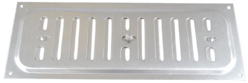 Bulk Hardware - Rejilla de ventilación con apertura regulable (aluminio, 229 x 77 mm)