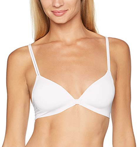 Cotonella, Reggiseno a Triangolo Chiara in Morbida Microfibra, con Coppe Imbottite Preformate e Foderate in Cotone - Senza Ferretto - Art. CD017 (IT, Testo, L, B, 3, Regular, Regular, Bianco)