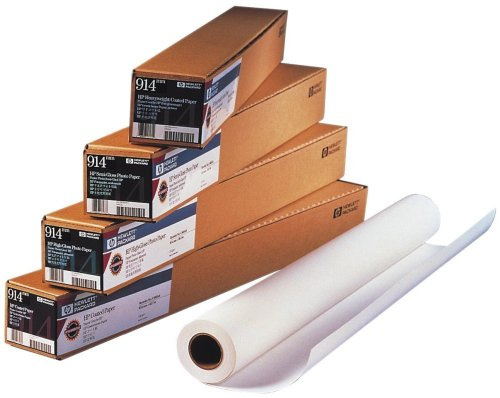 Designjet Plotterpapier Bright White - 610 mm x 45,7 m, 90 g/qm, Kern-Ø 5,08 cm, 1 Rolle Größe (B x L) 610 mm x 45,7 m Gewicht 90 g/qm Kern-Ø 5,08 cm