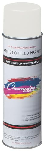 Champion Sports Field Marking Paint, Case of 12, White, 20 oz