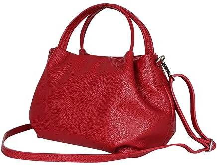 AMBRA Moda Damen handtasche Henkeltasche Schultertasche aus Echtleder GL023