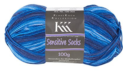 ONline KKK Wolle Sensitive Socks 4-fädig Sockenwolle 100g 430m Nadelstärke 2,5-3,0 Sockenwolle Strickwolle Häkelwolle Farbe 58
