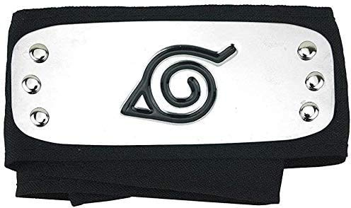 Naruto Konoha Schwarzes Anime Ninja Stirnband
