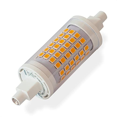 INNOVATE R7S LED 78mm Dimmbar | Halogen Ersatz | 230V Leuchtmittel für Deckenfluter und Stehlampe | SMD Halogenstab CRI80 3000K Warmweiß