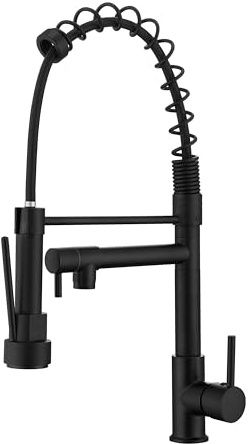 Mitigeur d'évier avec bec extractible, Noir (Il est Noir)