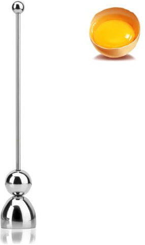Stainless Steel Egg Cracker Tool for Raw Eggs - Easy Egg Cutter and Topper, Kitchen Tool