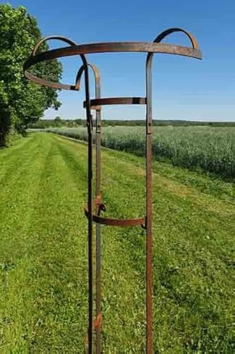KUHEIGA Rosenschirm Swing - HALB, Rost