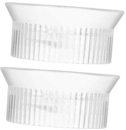 Housoutil 2pcs Espresso Dosing Funnel Ring for Precise Measurement Tool Plastic Powder Accessory for Espresso Machine